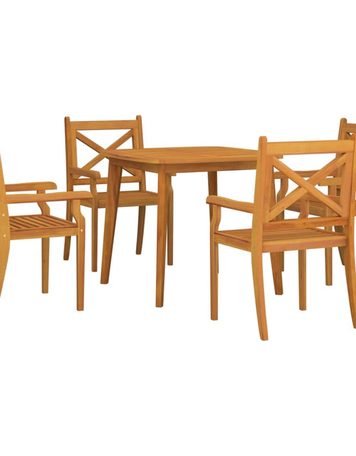 Încărcați imaginea în vizualizatorul Galerie, Set mobilier de grădină, 5 piese, lemn masiv de acacia - Lando
