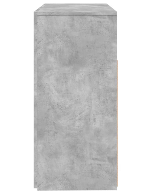 Încărcați imaginea în vizualizatorul Galerie, Servantă cu lumini LED, gri beton, 80x35x75 cm Lando - Lando
