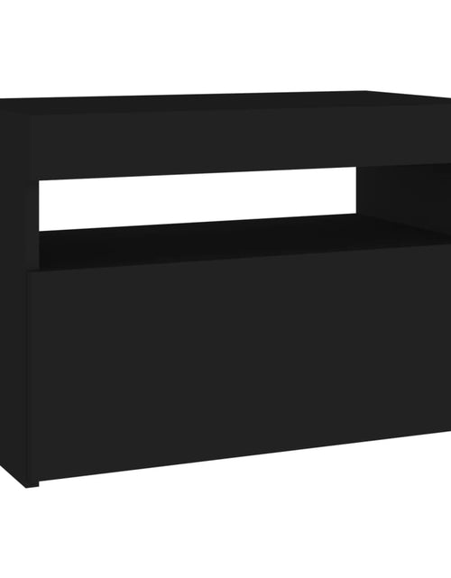 Încărcați imaginea în vizualizatorul Galerie, Comodă TV cu lumini LED, negru, 60x35x40 cm Lando - Lando
