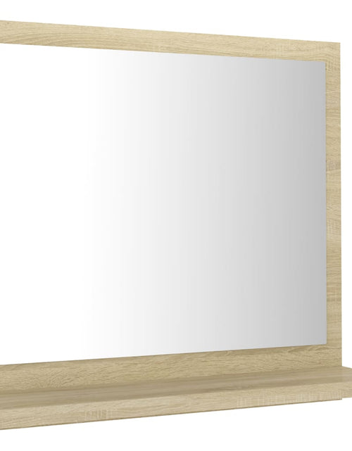 Încărcați imaginea în vizualizatorul Galerie, Oglindă de baie, stejar sonoma, 40 x 10,5 x 37 cm, PAL - Lando
