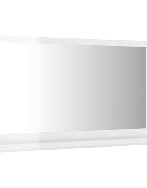 Încărcați imaginea în vizualizatorul Galerie, Oglindă de baie, alb extralucios, 60 x 10,5 x 37 cm, PAL Lando - Lando
