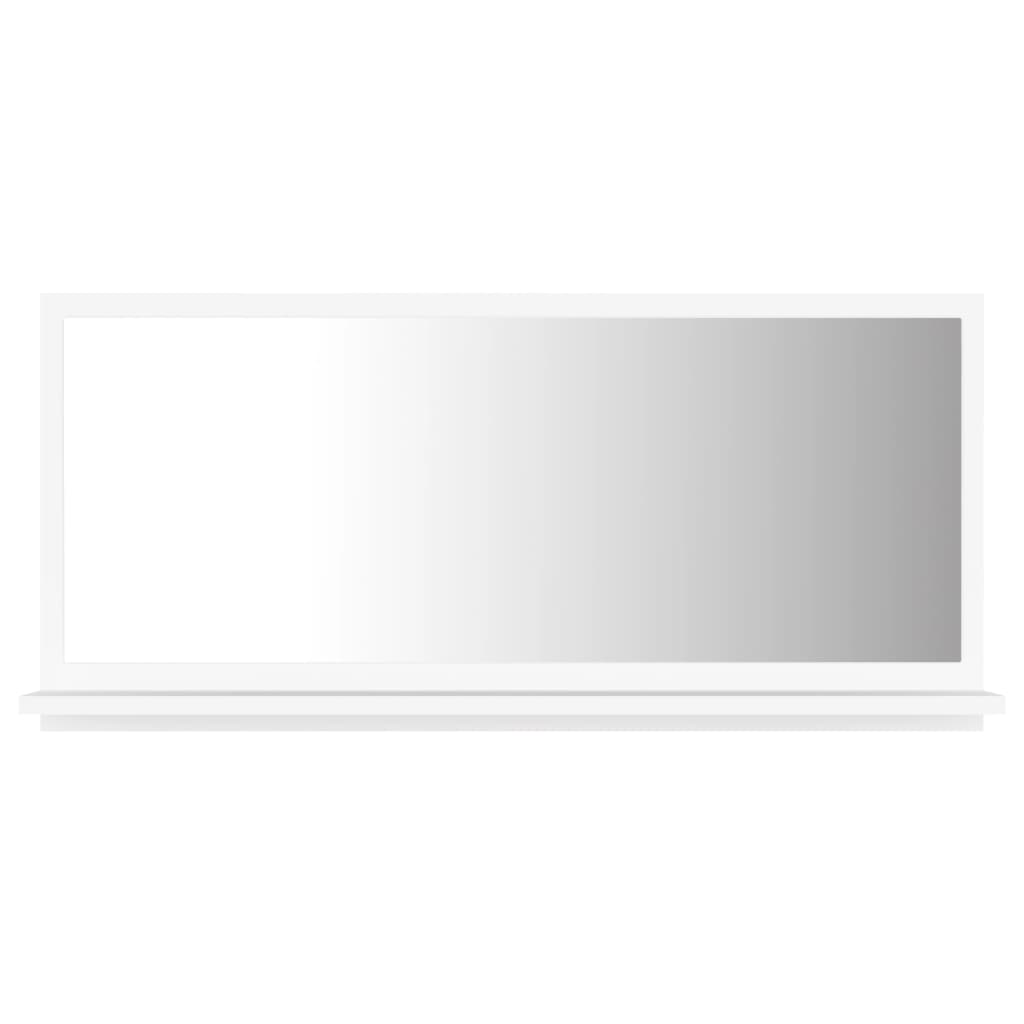 Oglindă de baie, alb, 80 x 10,5 x 37 cm, PAL Lando - Lando