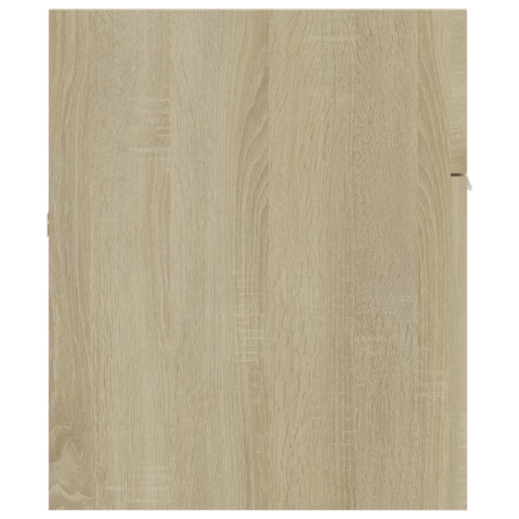 Dulap de chiuvetă, stejar Sonoma, 100x38,5x46cm, lemn prelucrat - Lando