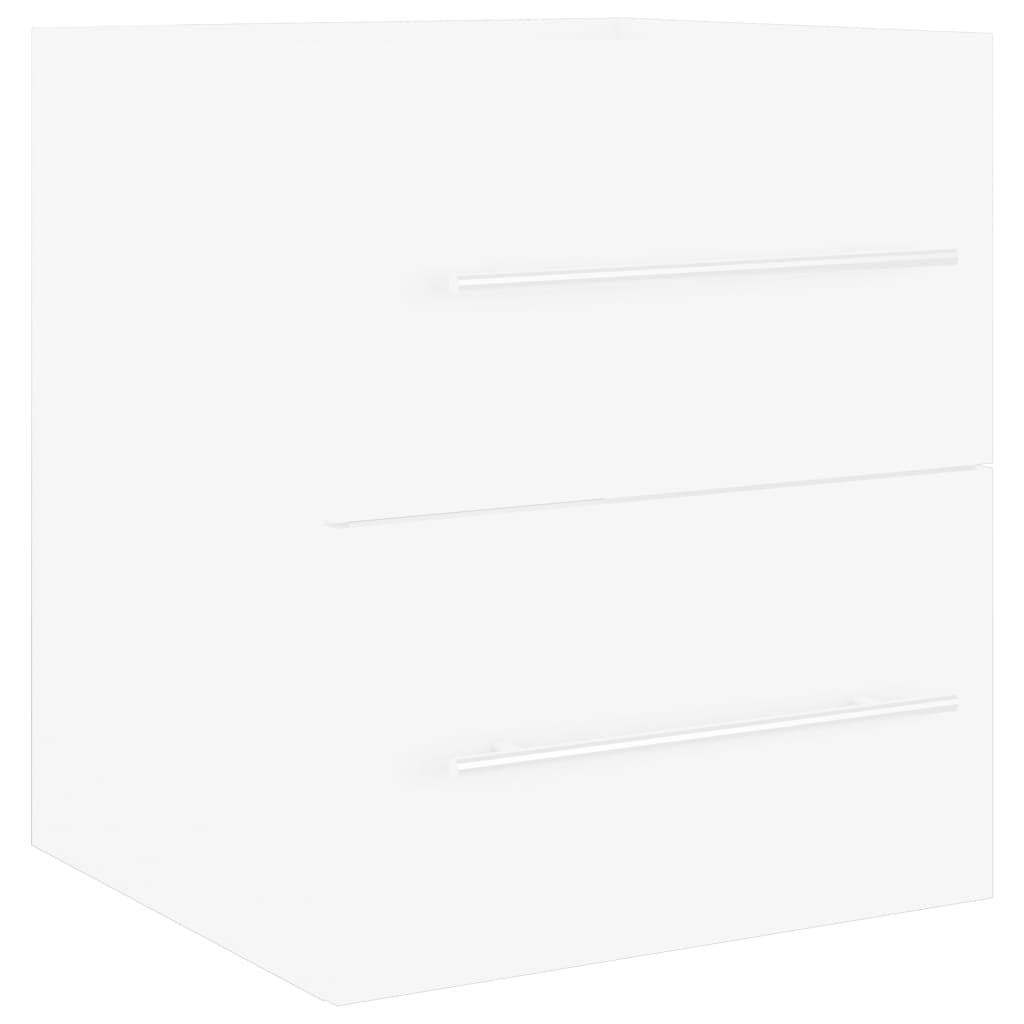 Dulap pentru chiuvetă, alb, 41x38,5x48 cm, PAL - Lando