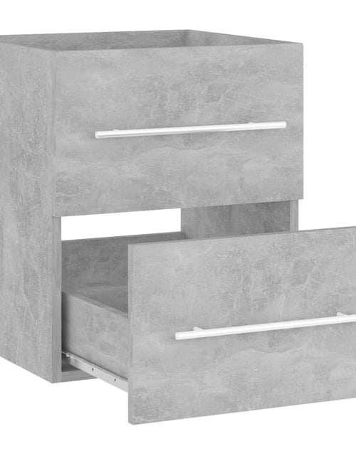 Încărcați imaginea în vizualizatorul Galerie, Dulap de chiuvetă, gri beton, 41x38,5x48 cm , PAL - Lando
