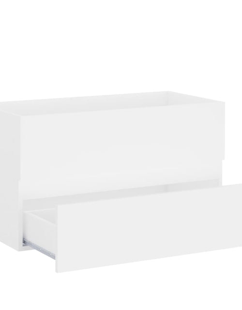 Încărcați imaginea în vizualizatorul Galerie, Dulap de chiuvetă, alb, 80x38,5x45 cm, PAL - Lando

