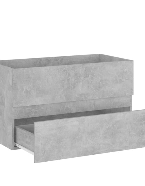 Загрузите изображение в средство просмотра галереи, Dulap de chiuvetă, gri beton, 80x38,5x45 cm, PAL - Lando
