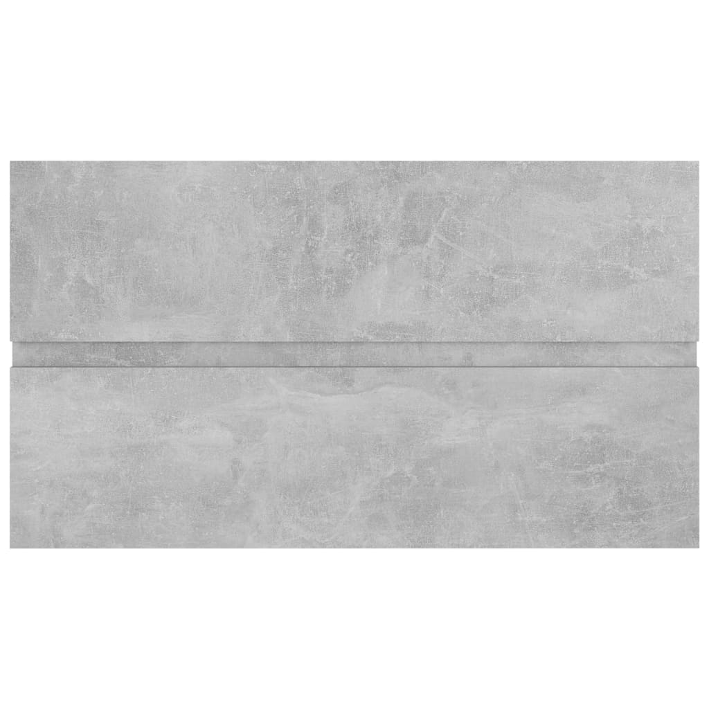 Dulap de chiuvetă, gri beton, 80x38,5x45 cm, PAL - Lando