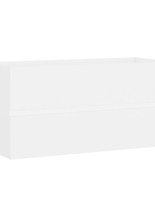 Загрузите изображение в средство просмотра галереи, Dulap de chiuvetă, alb, 90x38,5x45 cm, PAL - Lando
