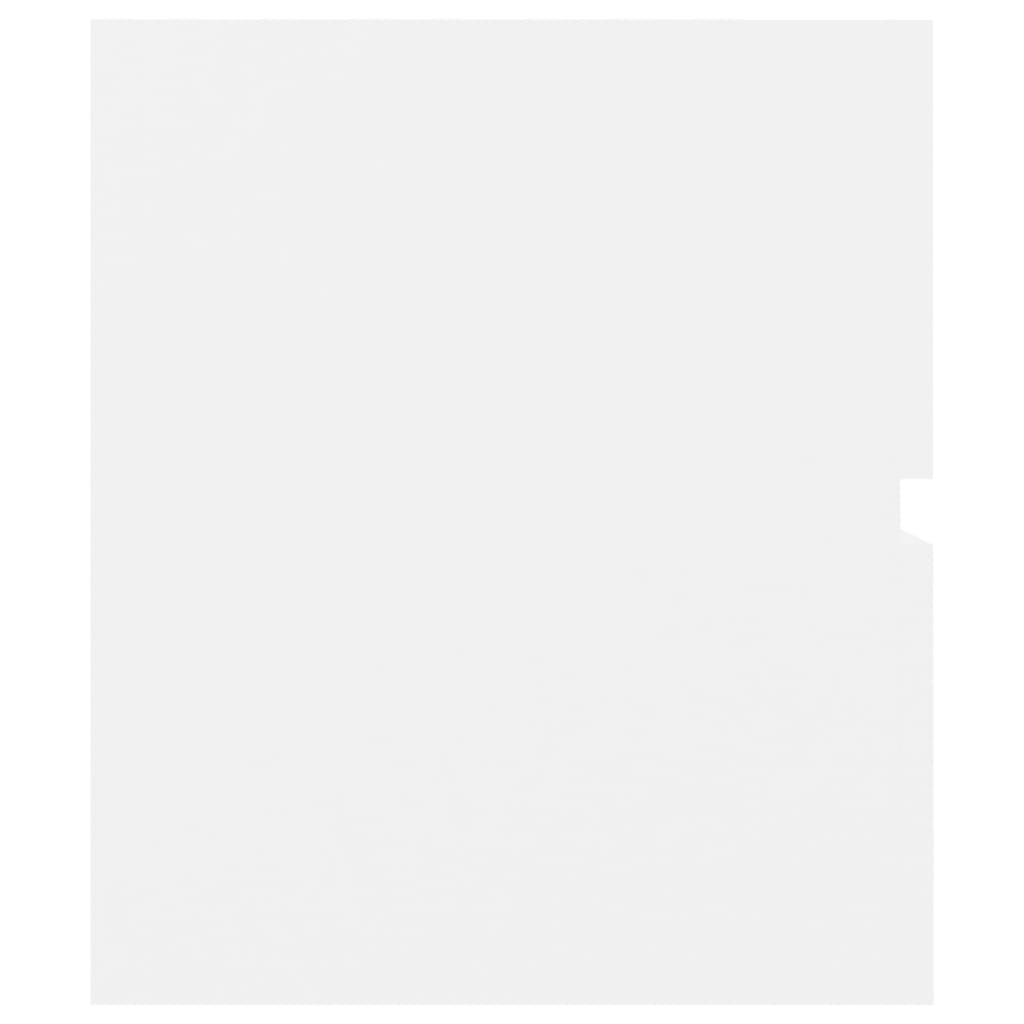 Dulap de chiuvetă, alb, 90x38,5x45 cm, PAL - Lando