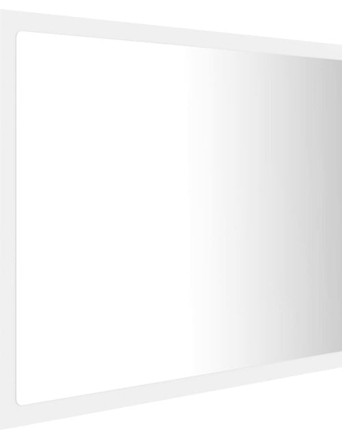 Загрузите изображение в средство просмотра галереи, Oglindă de baie cu LED, alb, 60x8,5x37 cm, acril Lando - Lando
