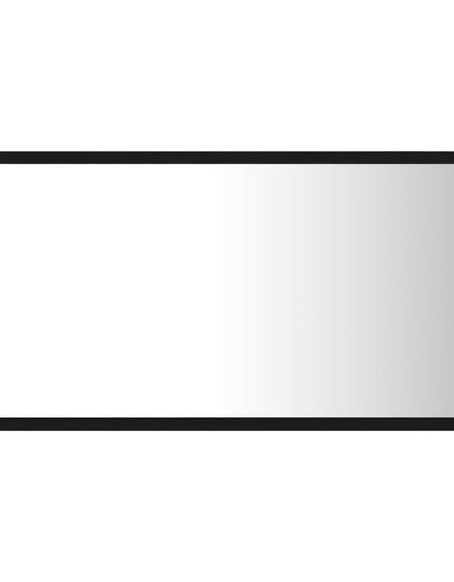 Загрузите изображение в средство просмотра галереи, Oglindă de baie cu LED, negru, 80x8,5x37 cm, acril Lando - Lando
