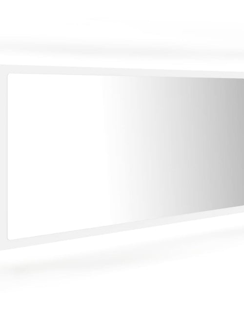 Загрузите изображение в средство просмотра галереи, Oglindă de baie cu LED, alb, 90x8,5x37 cm, acril Lando - Lando
