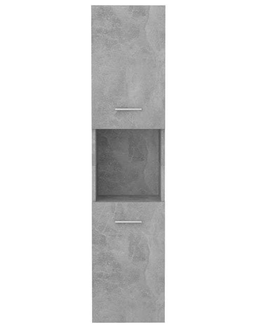 Загрузите изображение в средство просмотра галереи, Dulap de baie, gri beton, 30 x 30 x 130 cm, PAL - Lando
