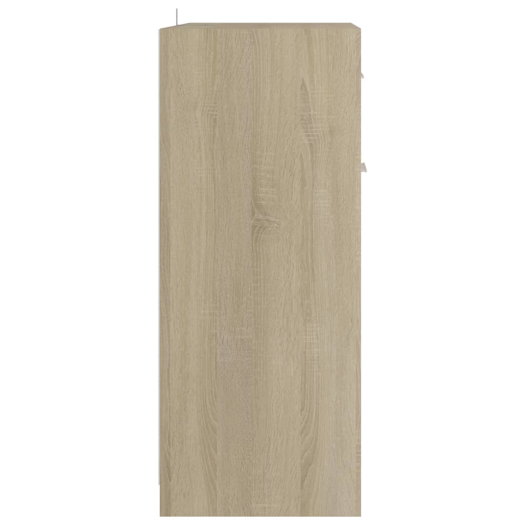 Dulap de baie, stejar Sonoma, 60x33x80 cm, PAL - Lando