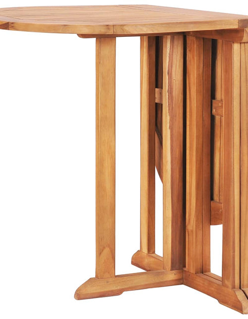 Încărcați imaginea în vizualizatorul Galerie, Set mobilier de exterior pliabil, 5 piese, lemn masiv de tec - Lando
