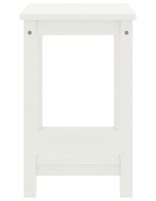 Încărcați imaginea în vizualizatorul Galerie, Noptieră, alb, 35 x 30 x 47 cm, lemn masiv de pin - Lando
