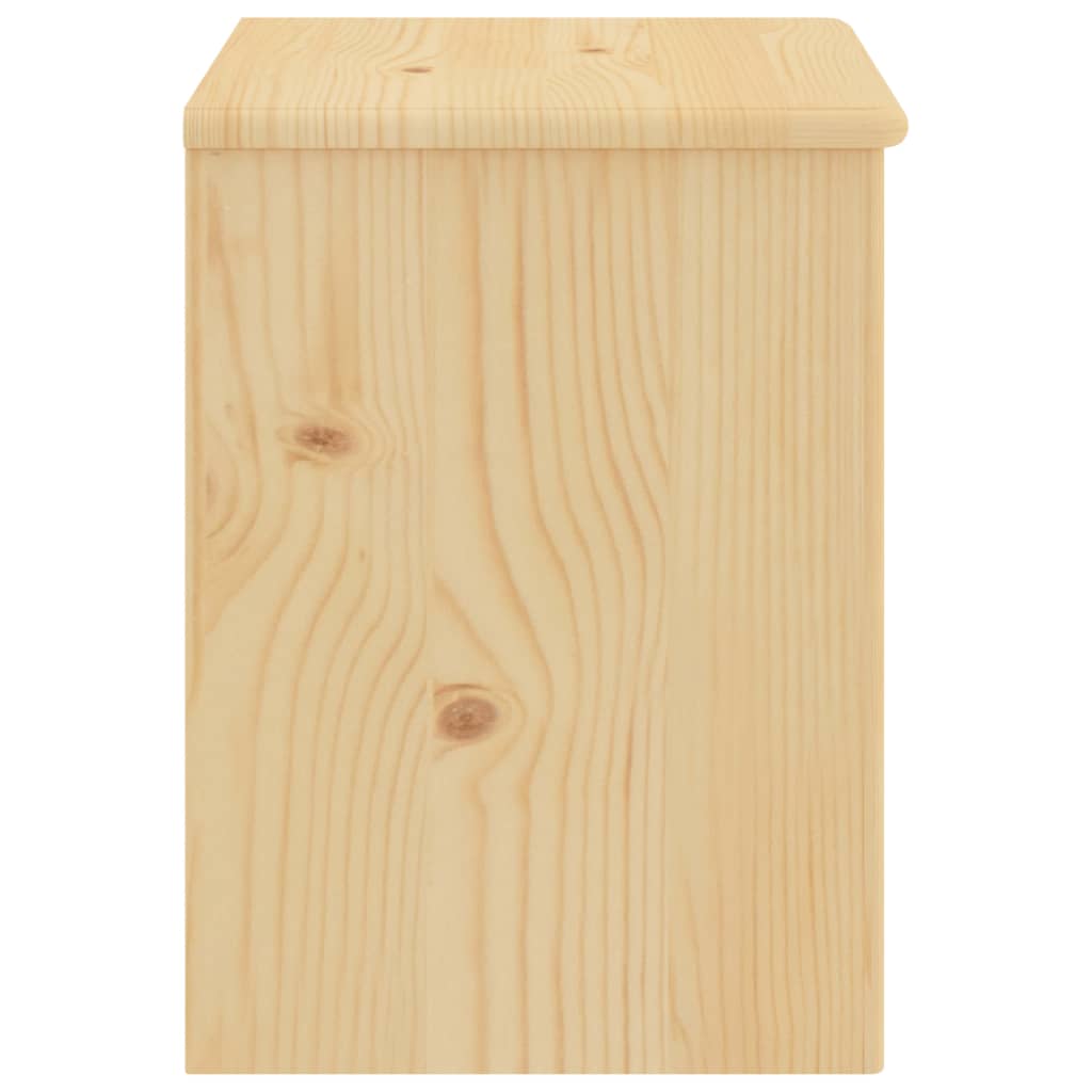 Noptieră, natural, 35x30x40 cm, lemn masiv de pin - Lando