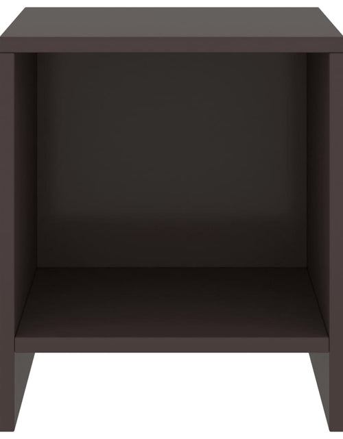 Загрузите изображение в средство просмотра галереи, Noptiere, 2 buc., maro închis, 35 x 30 x 40 cm, lemn masiv pin - Lando
