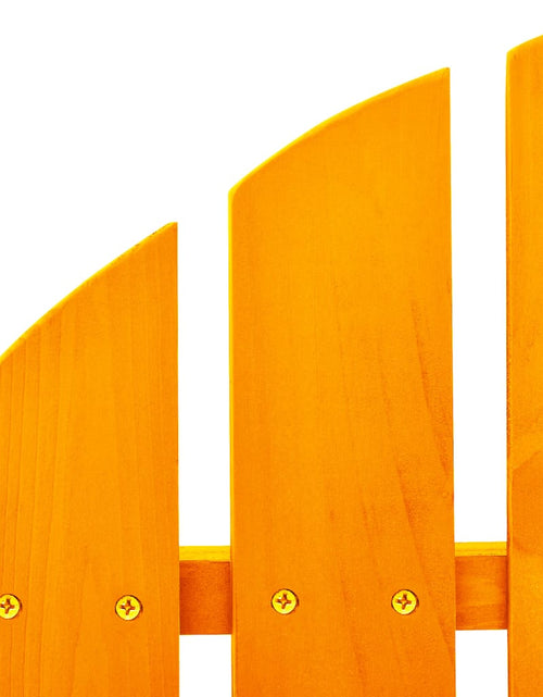 Încărcați imaginea în vizualizatorul Galerie, Scaun balansoar grădină Adirondack portocaliu lemn masiv brad - Lando

