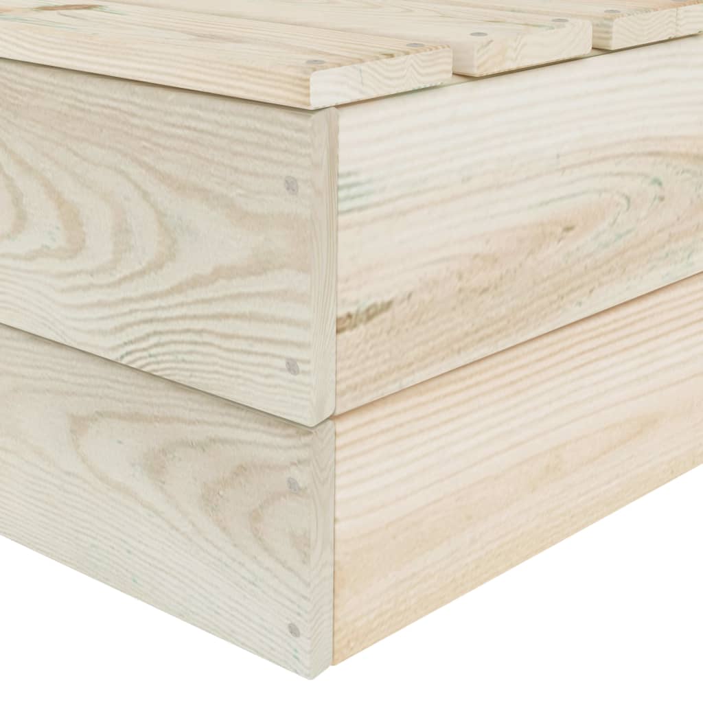 Set mobilier paleți pentru grădină 5 piese lemn molid tratat - Lando