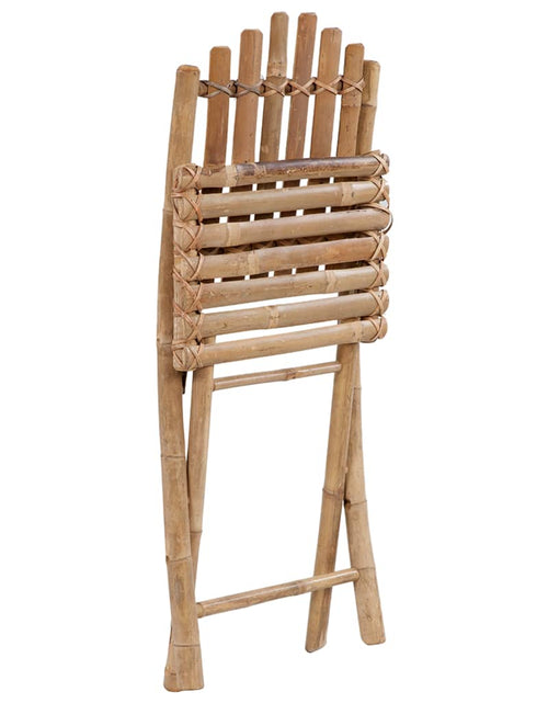 Încărcați imaginea în vizualizatorul Galerie, Set mobilier de exterior pliabil, cu perne, 5 piese, bambus - Lando
