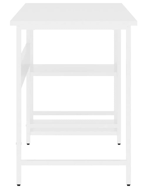 Încărcați imaginea în vizualizatorul Galerie, Birou de calculator, alb, 105x55x72 cm, MDF și metal - Lando
