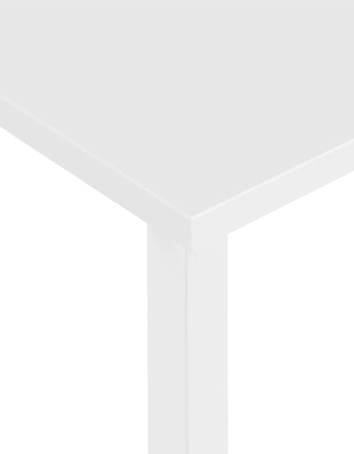 Încărcați imaginea în vizualizatorul Galerie, Birou de calculator, alb, 105x55x72 cm, MDF și metal - Lando
