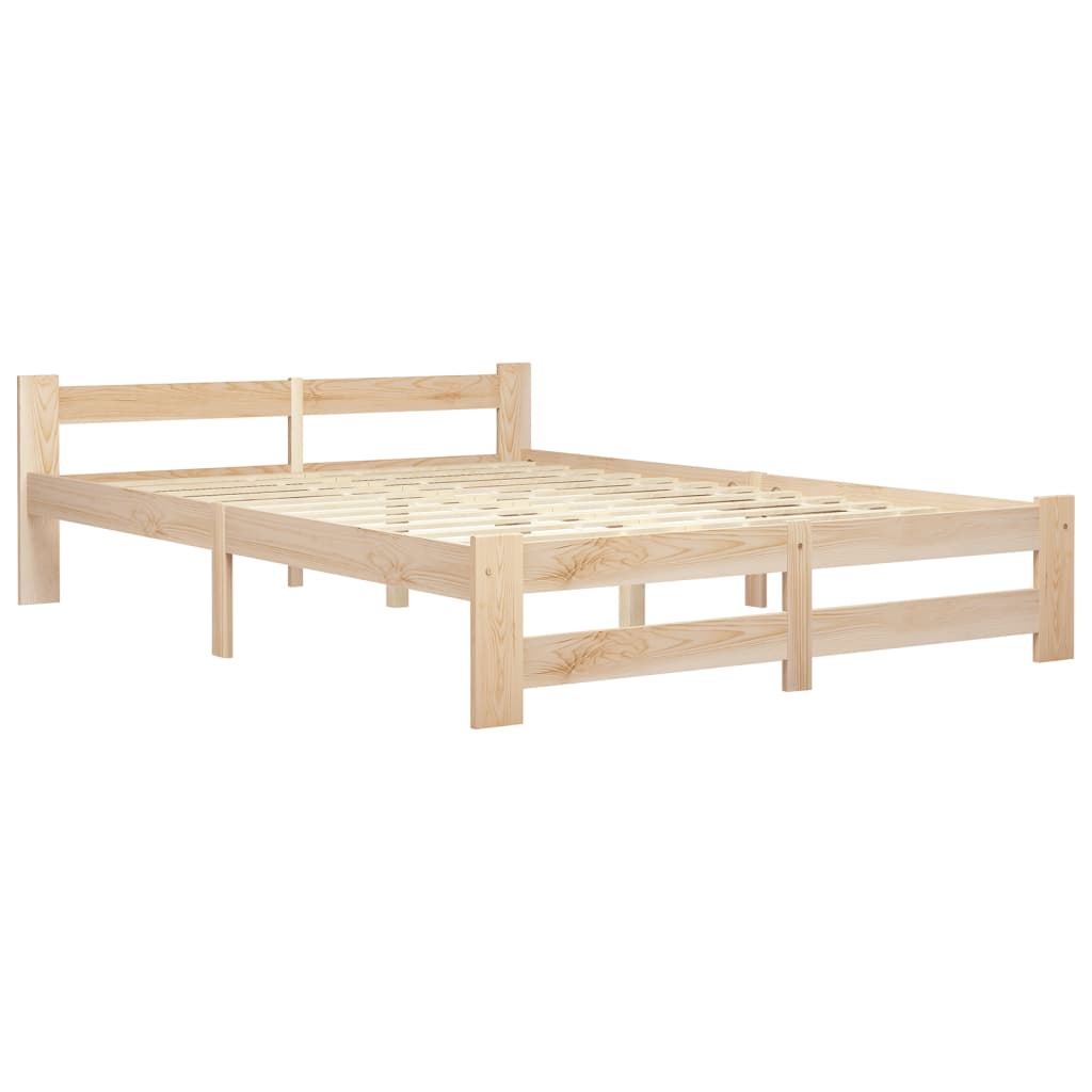 Cadru de pat, 120 x 200 cm, lemn masiv de pin - Lando