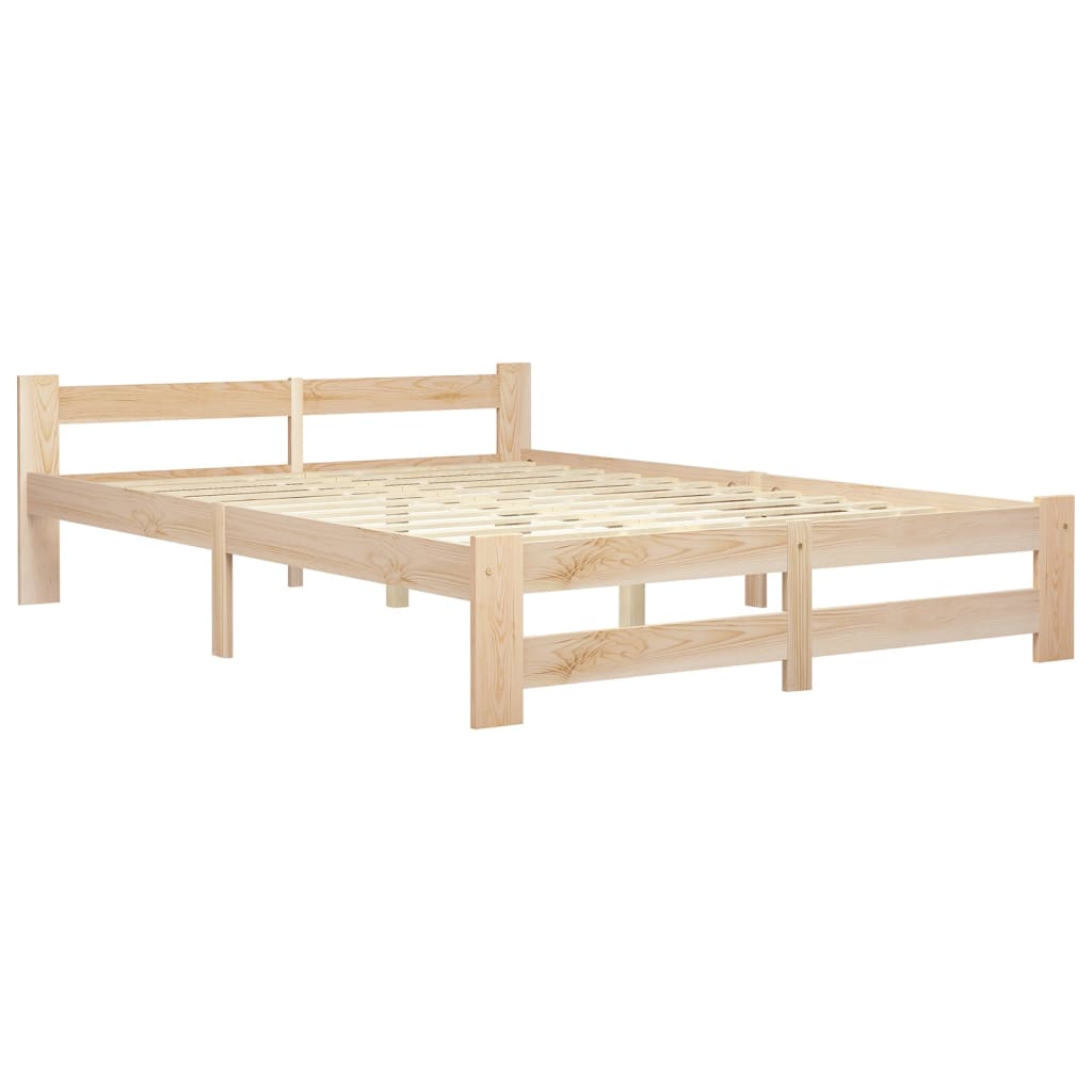 Cadru de pat, 160 x 200 cm, lemn masiv de pin - Lando
