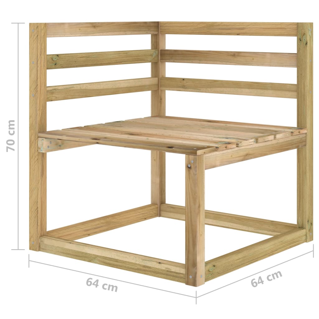 Set mobilier de grădină cu perne roșii, 6 piese - Lando