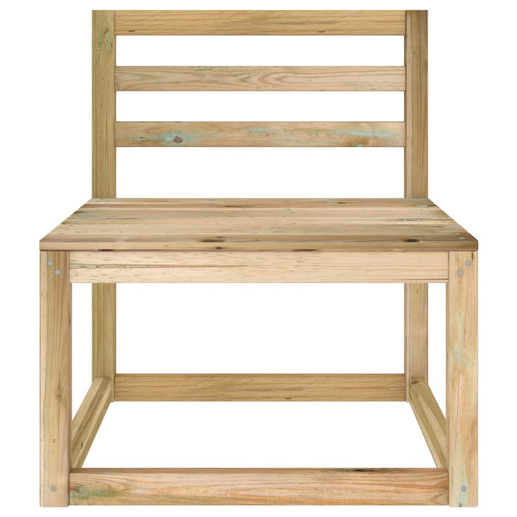 Set mobilier de grădină, 2 piese, lemn de pin tratat verde - Lando