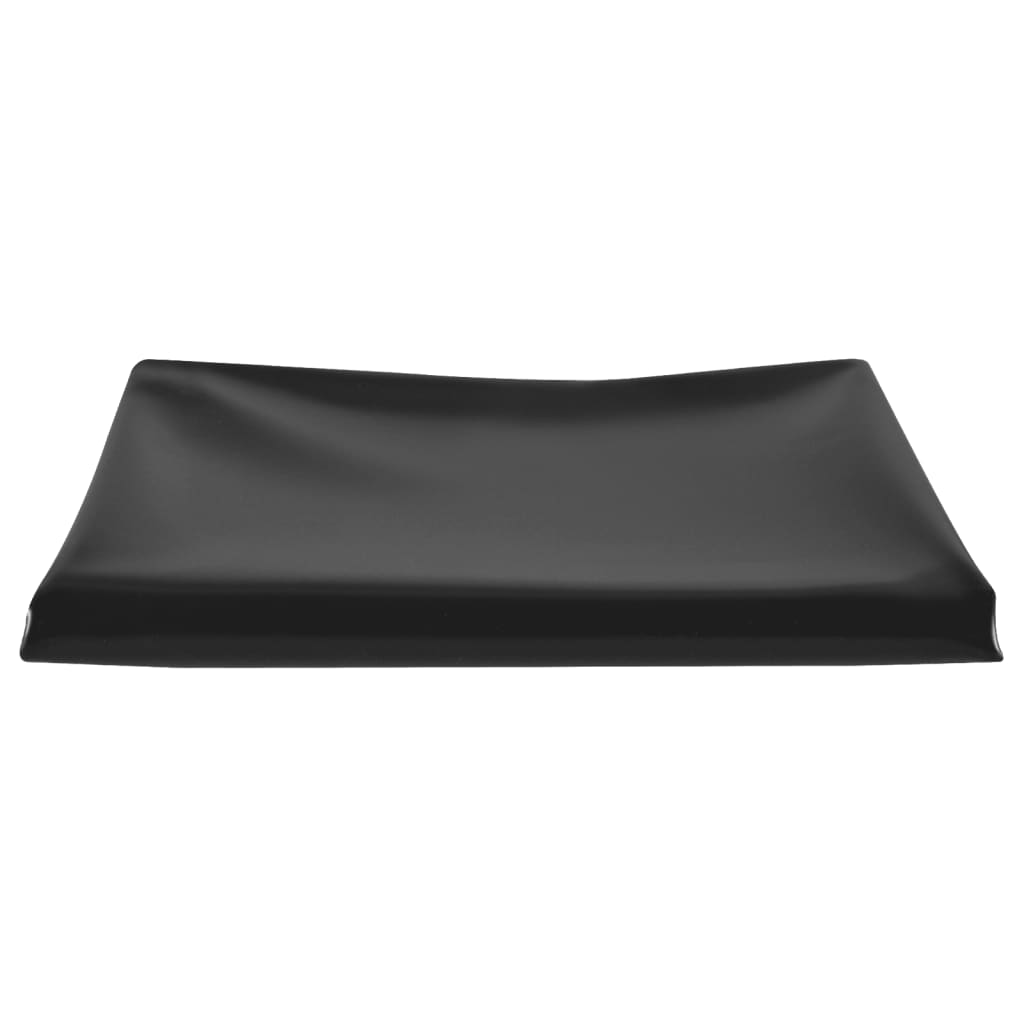 Căptușeală pentru iaz, negru, 2x4 m, PVC, 0,5 mm - Lando