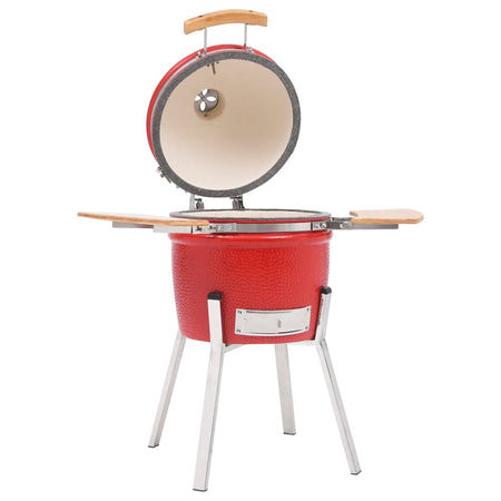 Grătar cu afumătoare Kamado, ceramică, 81 cm Lando - Lando