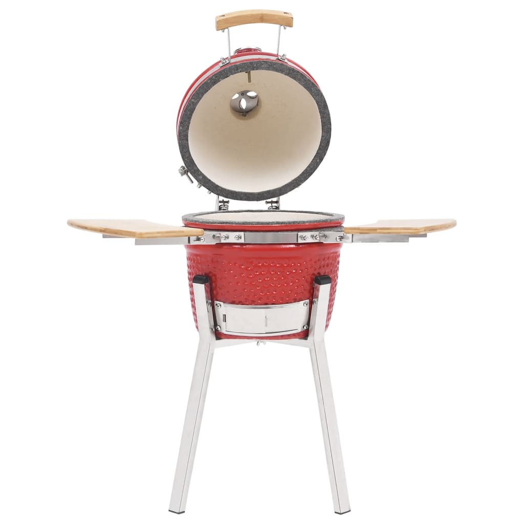 Grătar cu afumătoare Kamado, 76 cm, ceramică Lando - Lando