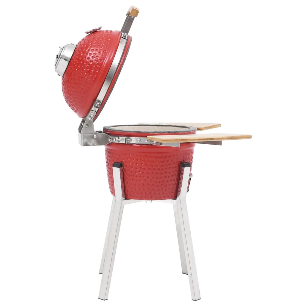 Grătar cu afumătoare Kamado, 76 cm, ceramică Lando - Lando