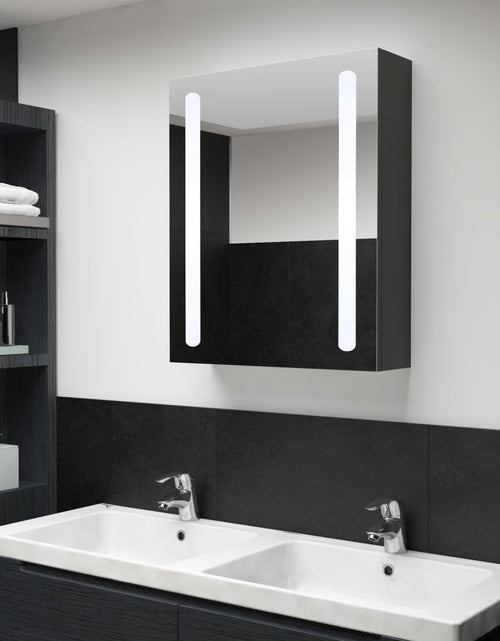 Încărcați imaginea în vizualizatorul Galerie, Dulap de baie cu oglindă și LED-uri, 50x13x70 cm Lando - Lando
