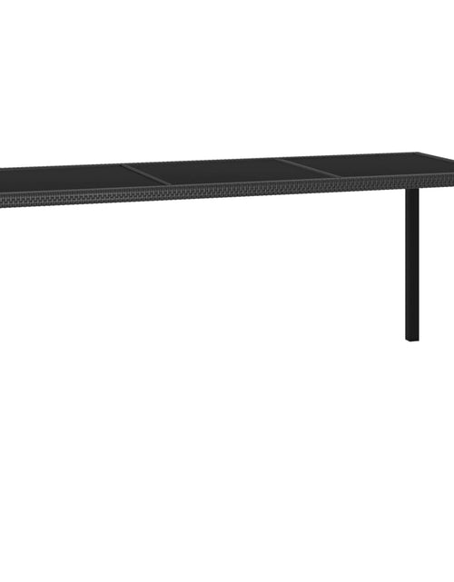 Încărcați imaginea în vizualizatorul Galerie, Set de mobilier de grădină, 9 piese, negru, poliratan - Lando

