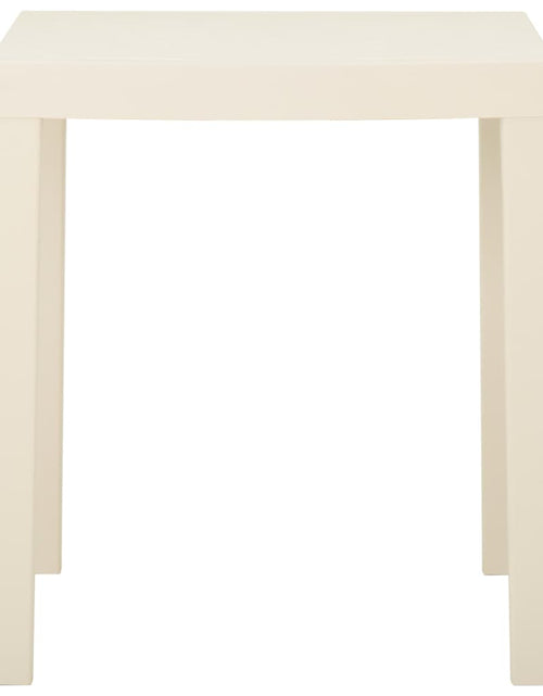 Загрузите изображение в средство просмотра галереи, Masă de grădină, alb, 79x65x72 cm, plastic - Lando
