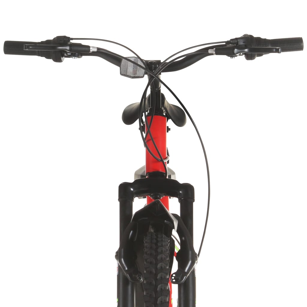 Bicicletă montană cu 21 viteze, roată 26 inci, 36 cm, roșu Lando - Lando