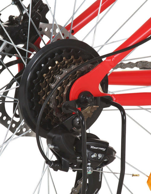 Încărcați imaginea în vizualizatorul Galerie, Bicicletă montană cu 21 viteze, roată 26 inci, 36 cm, roșu Lando - Lando
