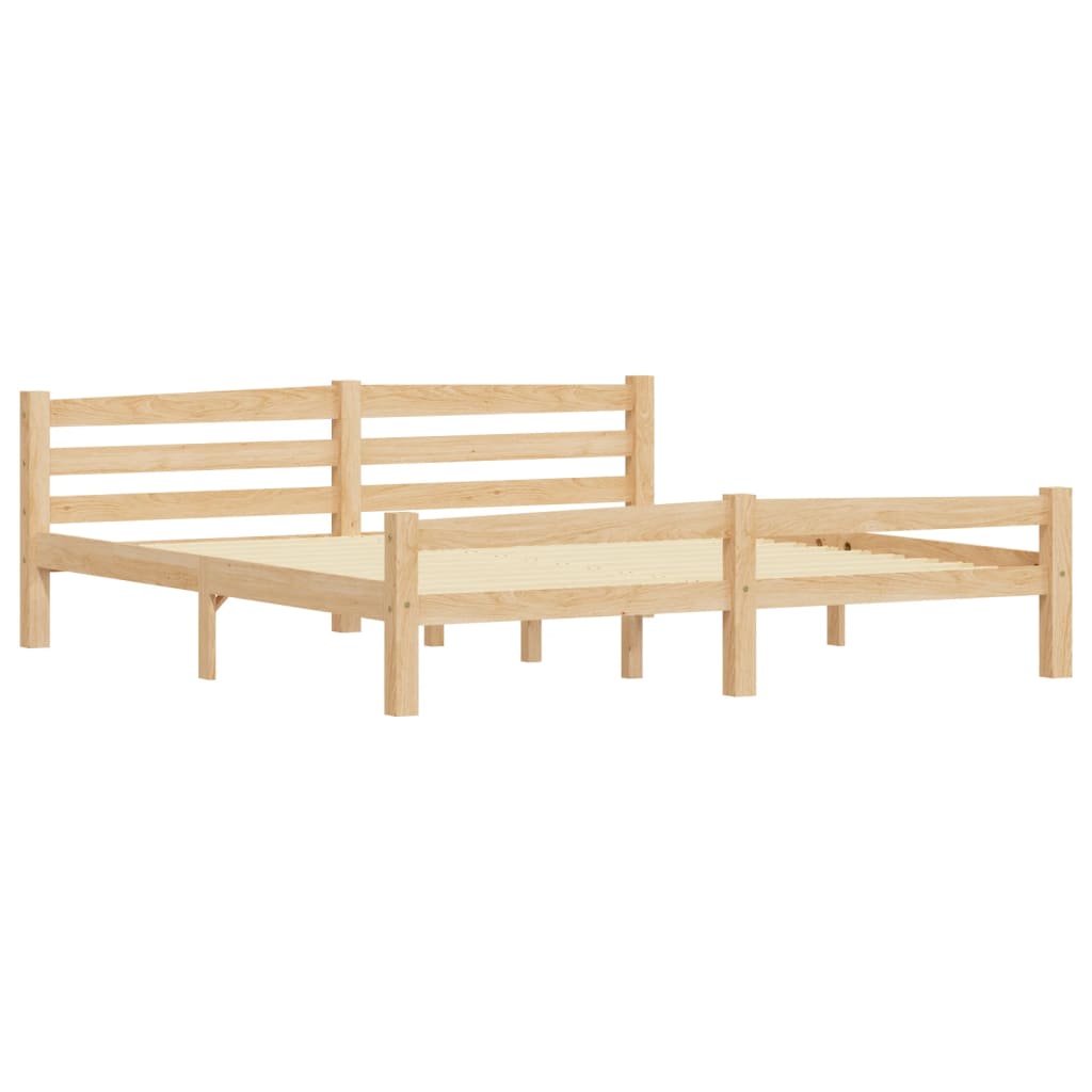 Cadru de pat, 180x200 cm, lemn de pin masiv - Lando