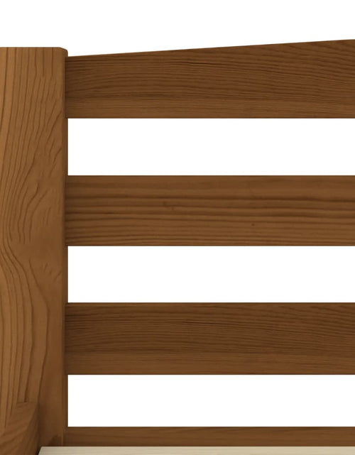 Încărcați imaginea în vizualizatorul Galerie, Cadru de pat, maro miere, 100x200 cm, lemn masiv de pin - Lando
