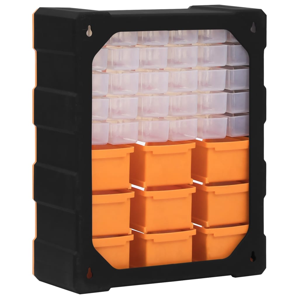 Organizator cu 39 de sertare, 38x16x47 cm Lando - Lando