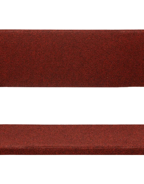 Încărcați imaginea în vizualizatorul Galerie, Covorașe scări, 5 buc., roșu bordeaux 65x21x4 cm cusătură punch - Lando
