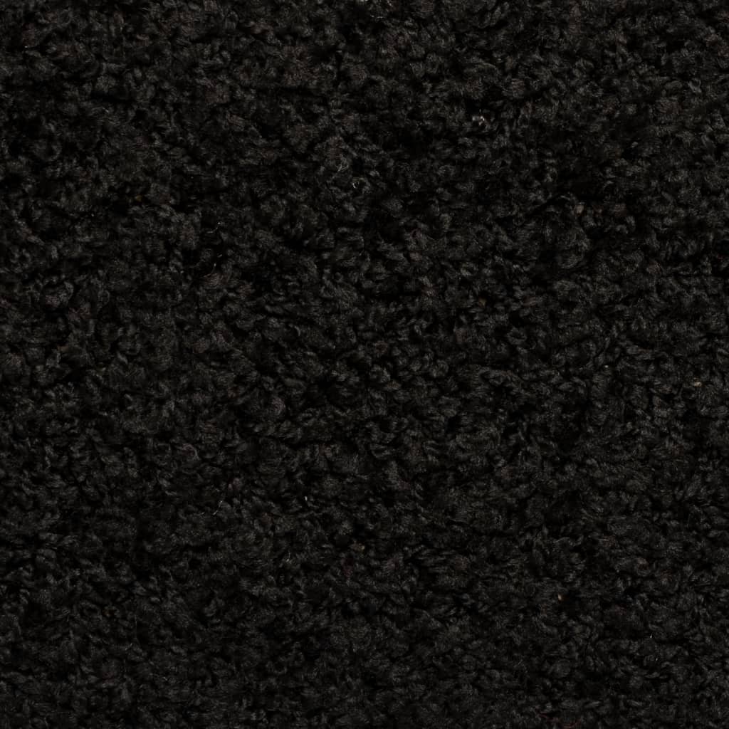 Covorașe de scară, 10 buc.,negru, 65x21x4 cm - Lando