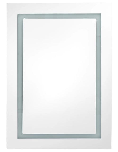 Încărcați imaginea în vizualizatorul Galerie, Dulap de baie cu oglindă și LED, gri, 50x13x70 cm - Lando
