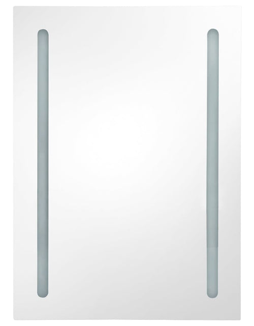 Загрузите изображение в средство просмотра галереи, Dulap de baie cu oglindă și LED, gri, 50x13x70 cm Lando - Lando
