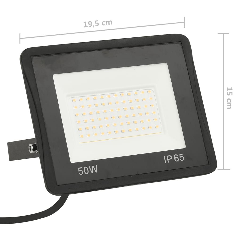 Proiector cu LED, 50 W, alb cald Lando - Lando