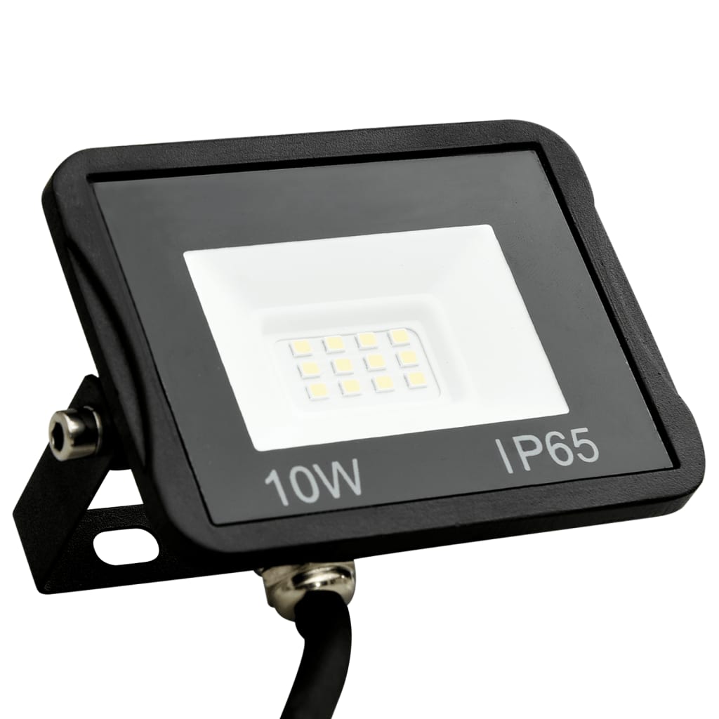 Proiectoare cu LED, 10 W, 2 buc., alb rece Lando - Lando